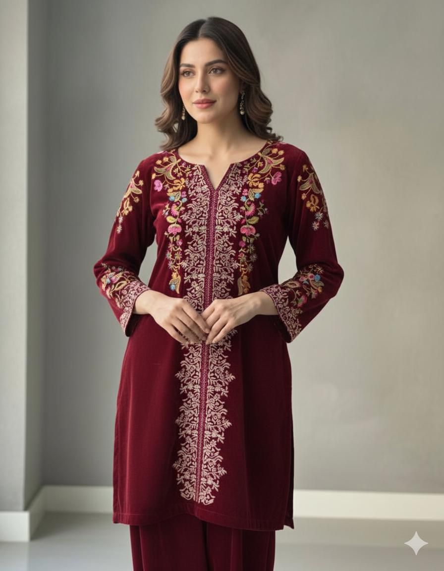 Velvet Designer Co-Ord Set