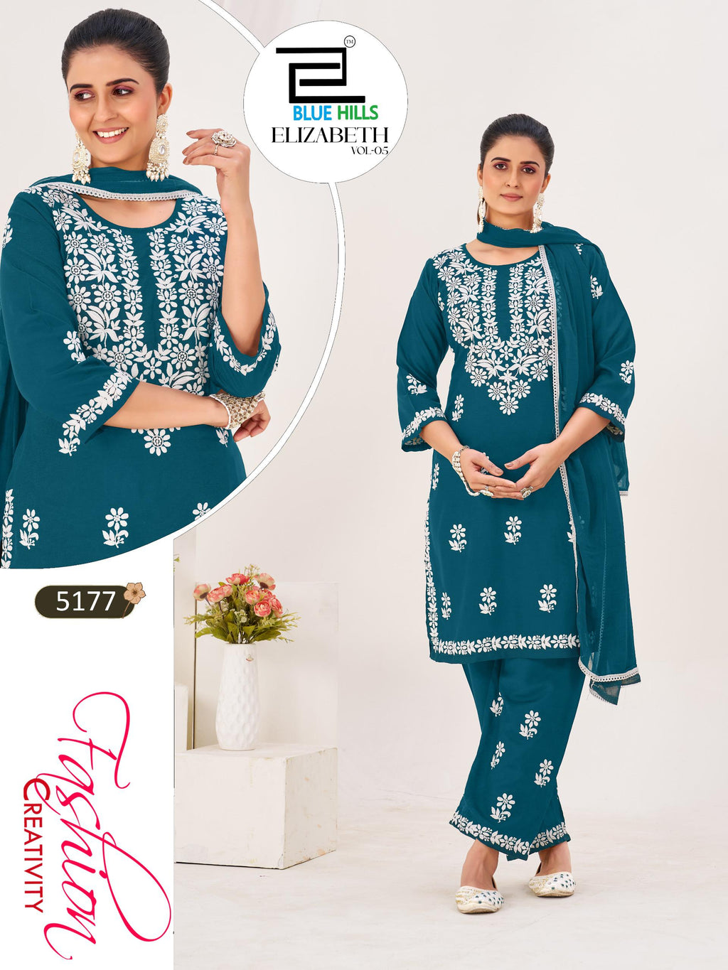 Elizabeth 3 Piece Rayon Set