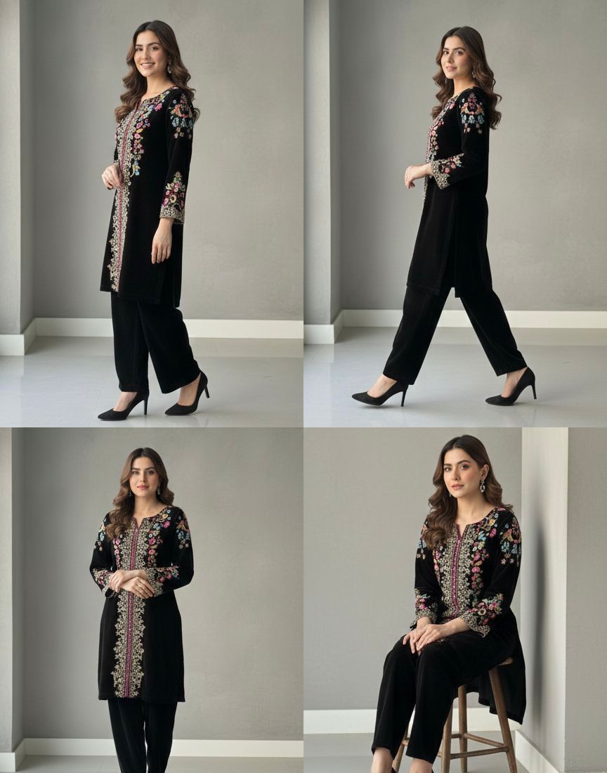 Velvet Designer Co-Ord Set
