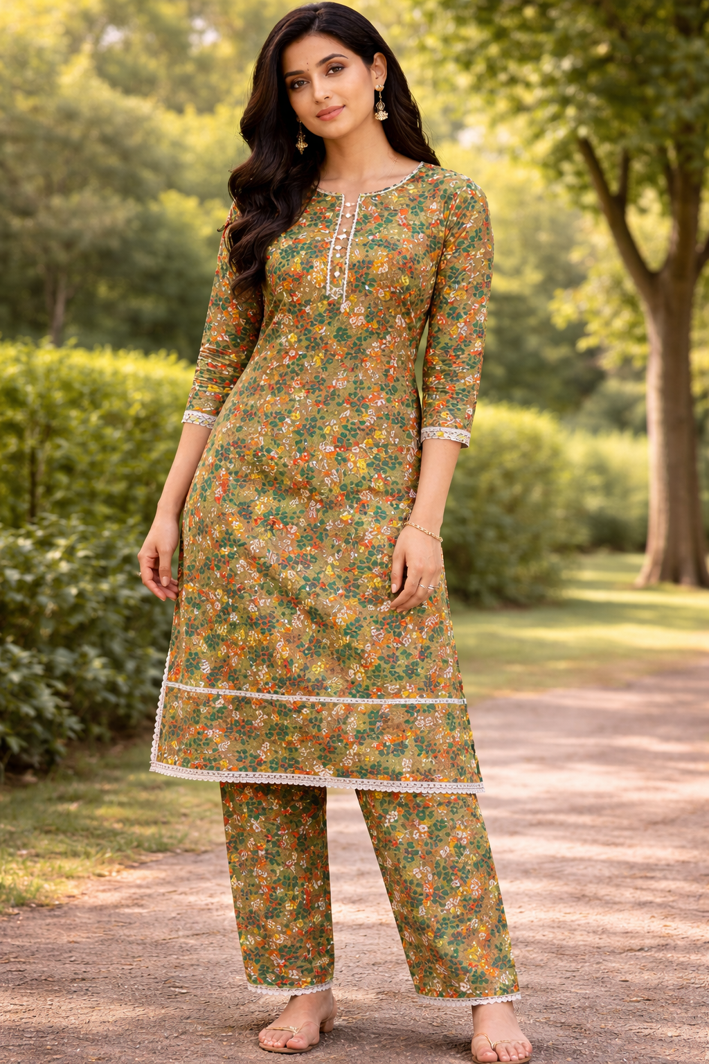 Soft Georgette House Wear Set