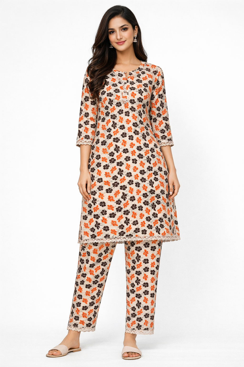 Soft Georgette House Wear Set