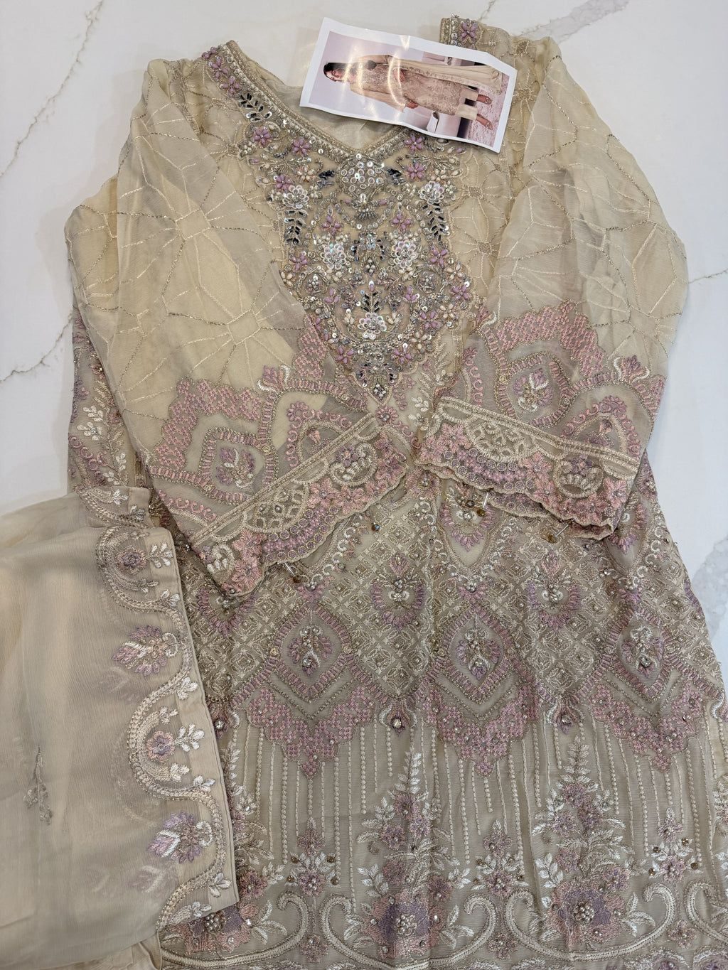 Designer Chiffon Embroidered Set