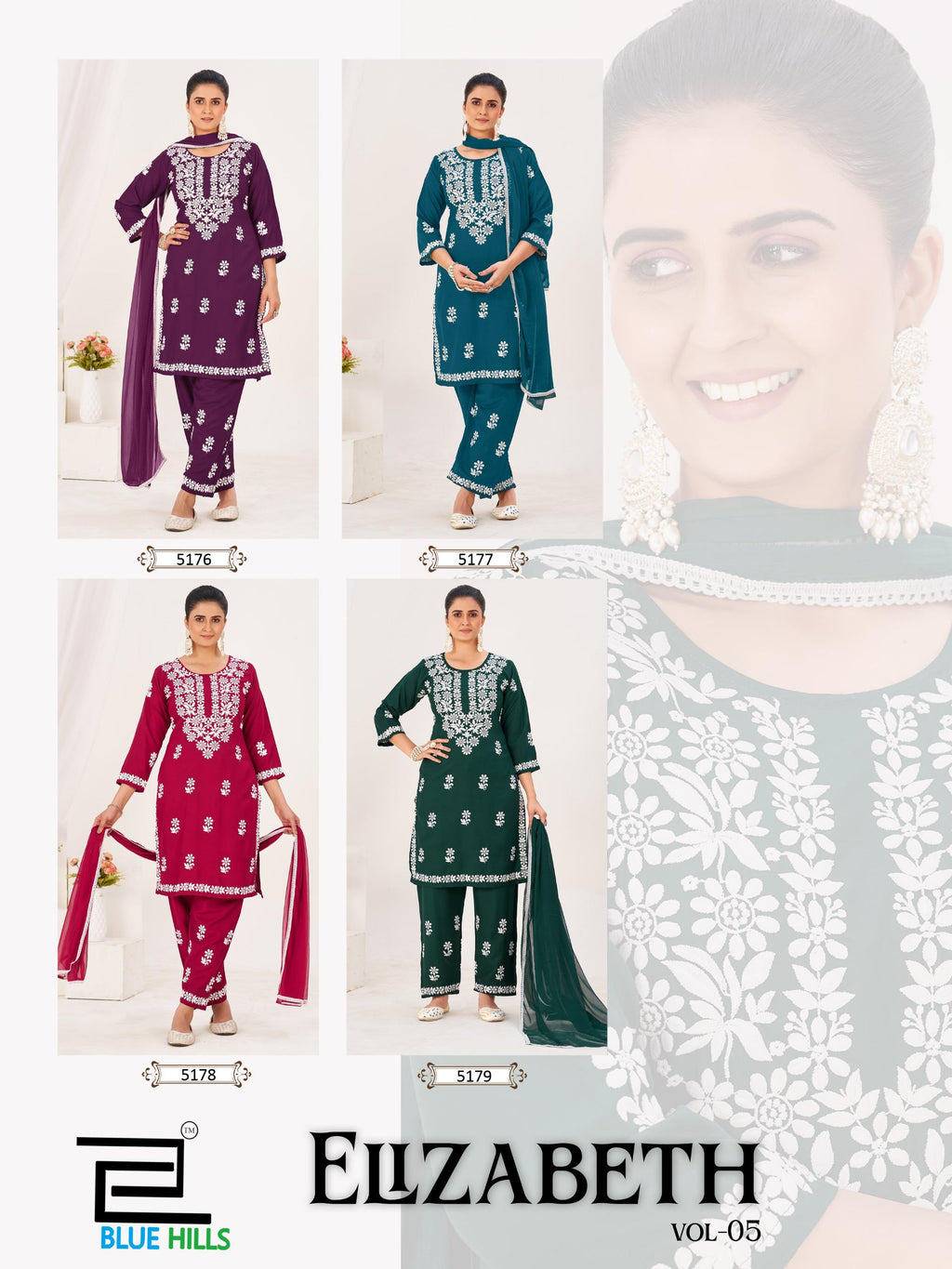 Elizabeth 3 Piece Rayon Set